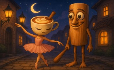 Ballerina Cappuccina loves Tung Tung Sahur